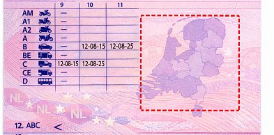Prawa jazdy z nieaktualną mapą
